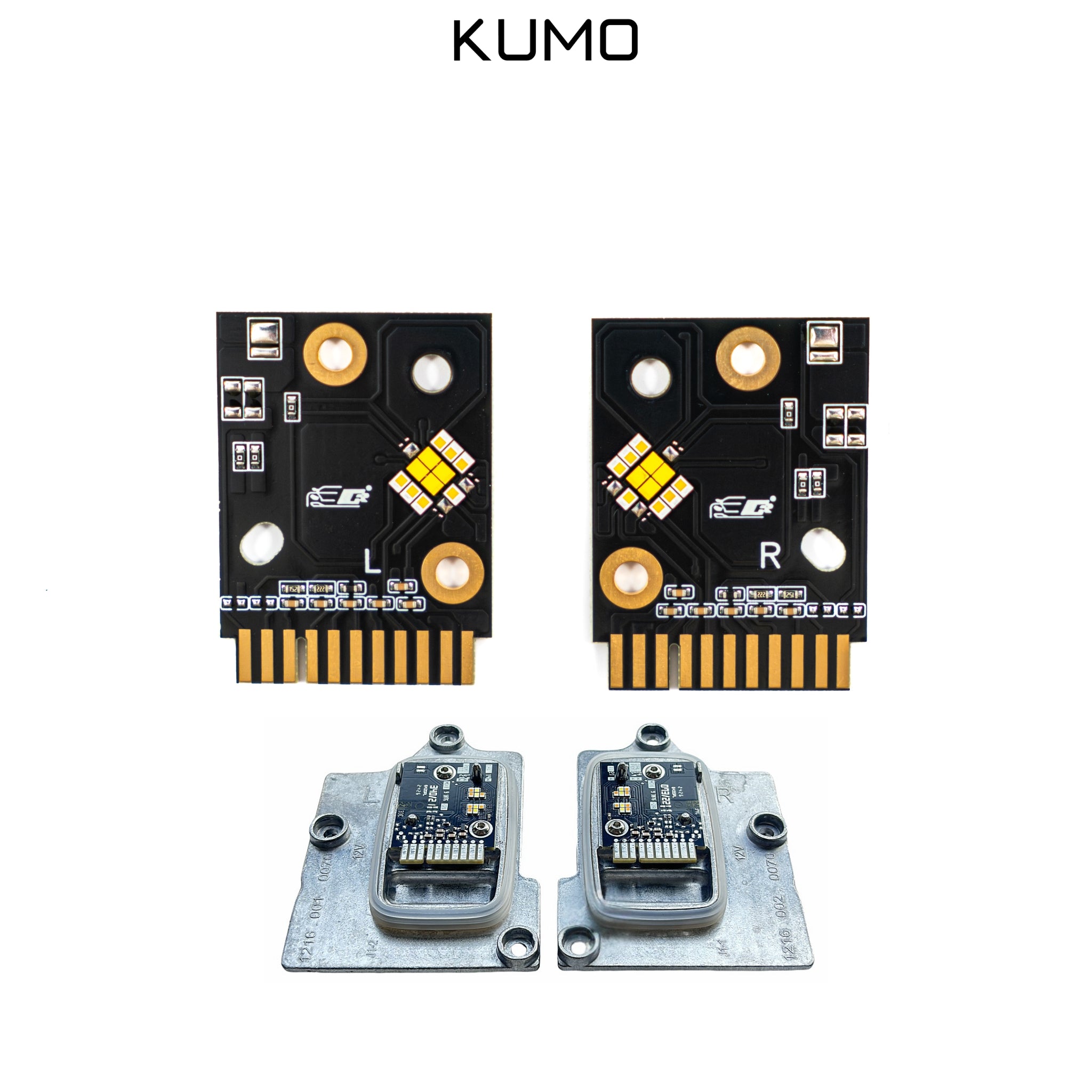 BMW 2-series/M2 G42/G87 - Yellow DRL with heatsink (adaptive)