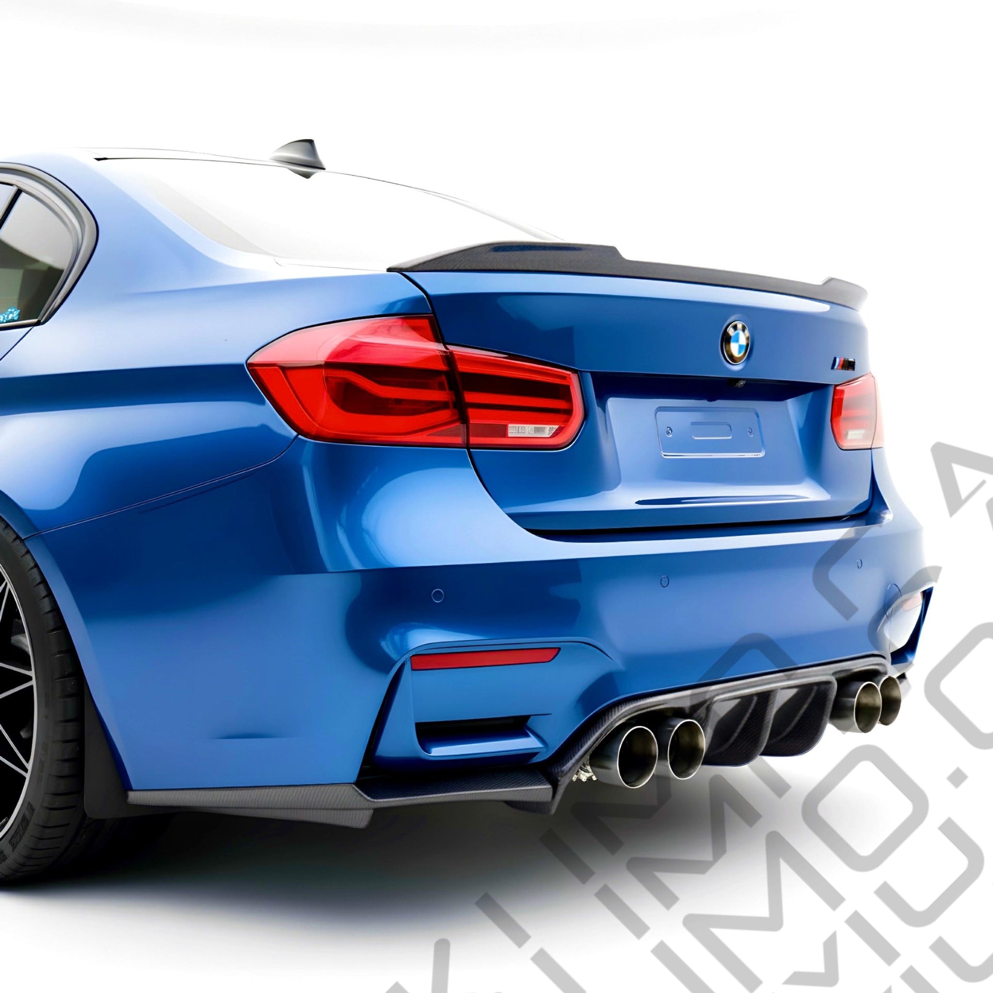 BMW M3/M4 F80/F82/F83 - V-style carbon diffuser 3-piece