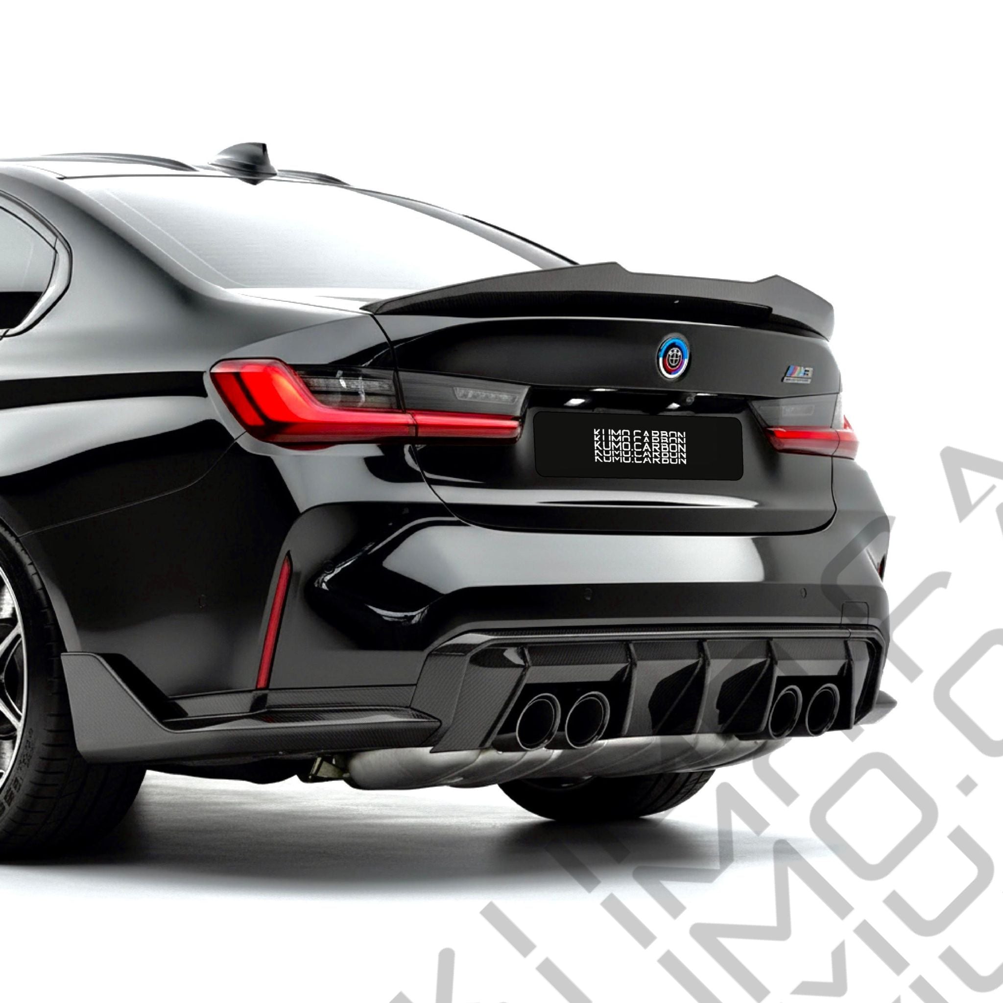 BMW M3 G80/G81 - MP style dry carbon rear bumper corners